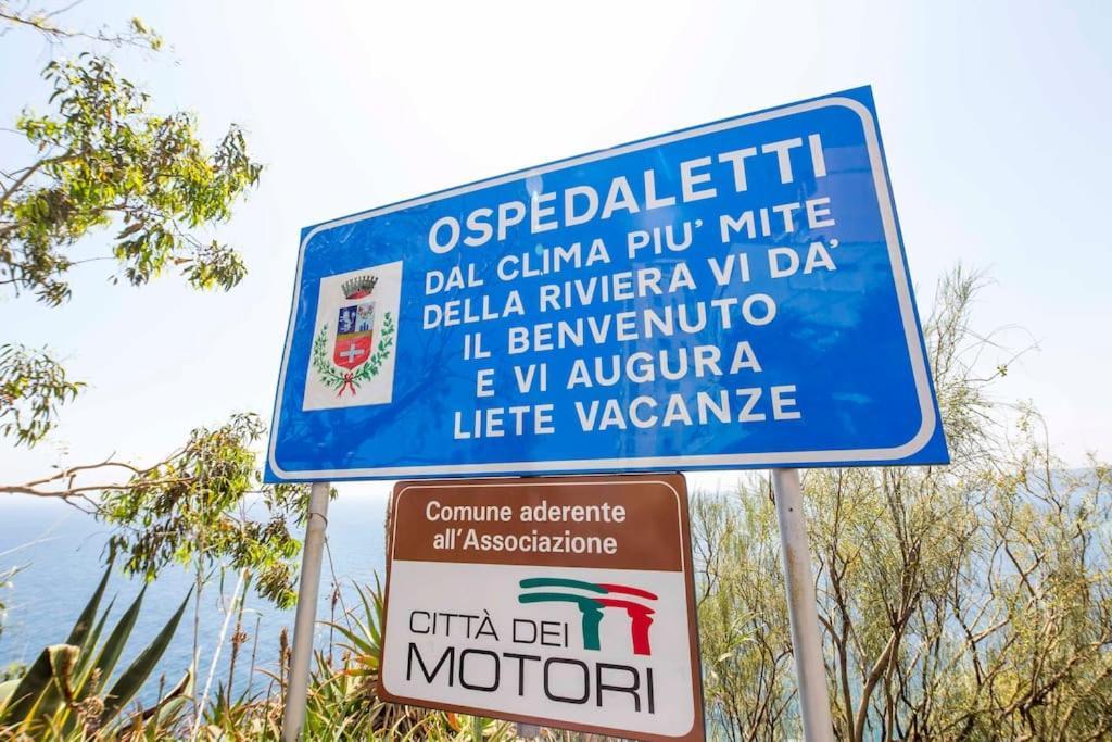 Il Grande Blu - Vista Panoramica Sul Golfo Διαμέρισμα Ospedaletti Εξωτερικό φωτογραφία